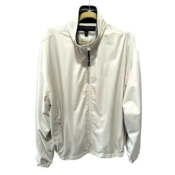 Tommy Hilfiger Golf Poplin Zip Front Jacket Size L - Picture 2 of 10